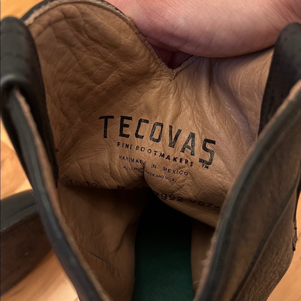 Tecovas Black Leather Western Boots - Picture 6 of 6